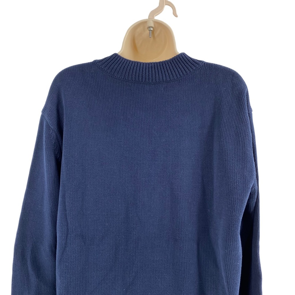 Tuckernuck | Navy Brant Point Crewneck Relaxed Fit Knit Sweater Size S - Picture 6 of 7